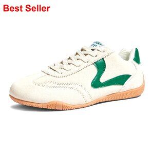 Women's Casual Walking Shoes Lightweight Suede Non Slip Fashion Sneakers